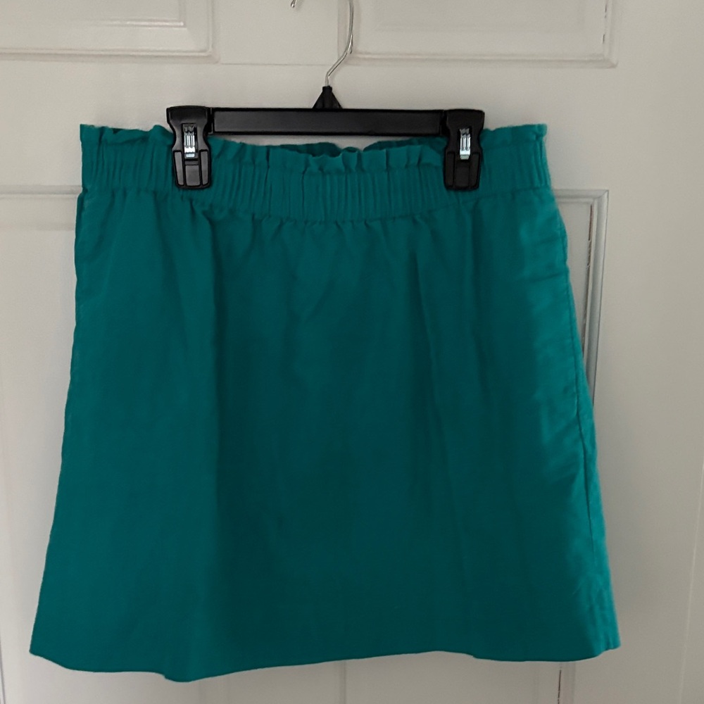 J. Crew Vibrant Teal Mini Skirt